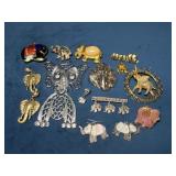 Elephant-Themed Costume Jewelry