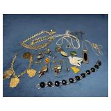 Jewelry Lot With Chains, Charms, and Pendants