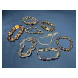 Bracelets in Mixed Materials and Designs