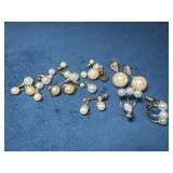 Faux Pearl Earrings in Various Styles