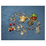 Christmas-Themed Costume Jewelry Set