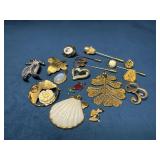 Gold Tone and Gold-Filled Jewelry Assorted Pieces