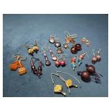 Handmade Beaded and Glass Earrings