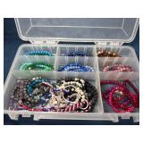 Beaded Stretch Bracelets in Assorted Colors with S