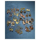 Metal and Glass Bead Earrings in Various Styles
