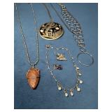 Jewelry Including Pendant, Necklace, and Bracelet