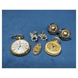 Vintage Jewelry Lot with Watches and Accessories