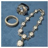 Three Sterling Silver Jewelry Pieces