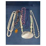 Seven Vintage Necklaces