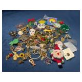 Holiday-Themed Pins and Assorted Designs