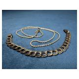 Two Sterling Silver Jewelry Pieces, 10 dwt