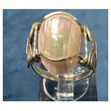 Pink Pearl Wrapped Ring Size 7.5