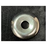 Circular Metallic Pendant With Polished Finish