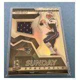 Tom Brady Panini #49 Jersey Material Card, Limited