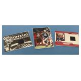 Tom Brady 3-Card Game-Used Football Patch Lot