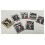 7 MLB Autographed Baseball Cards with COAs