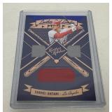 Shohei Ohtani Leather & Lumber Relic Baseball Card