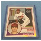 Shohei Ohtani Rookie Card Topps 83T-6