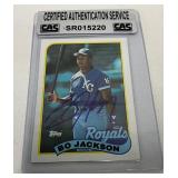 Topps #540 Bo Jackson Autographed Card with COA