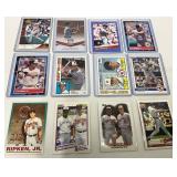12 Cal Ripken MLB Baseball Cards from Various Seas