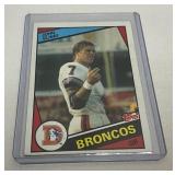 1984 Topps John Elway Rookie Football Card #63
