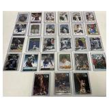 27 Hand-Signed MLB and NFL Sports Cards Featuring