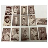 14 MLB Baseball Exhibit Cards Featuring Players Su
