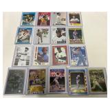 17 MLB Baseball Cards Featuring Various Notable Pl