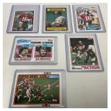 6 Joe Montana NFL Cards in Protective Sleeves