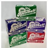 Topps Baseball Traded Series Card Sets 1983-1991