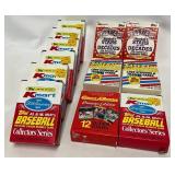 12 vintage Baseball Trading Card Sets 1962-80s