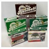 Topps Baseball Traded Sets (1983, 1984, 1987, 1992