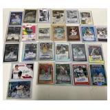 25 MLB Numbered Autographed Baseball Cards