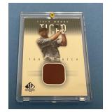 SP Tiger Woods Golf Fabric Card by Upper Deck