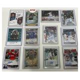 12 Autographed MLB and NFL Trading Cards Calvin Ri