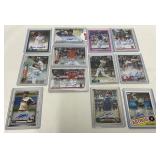 12 Autographed MLB Baseball Cards Charlie Manuel,