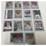 14 Autographed MLB and NBA Trading Cards Corbin Bu