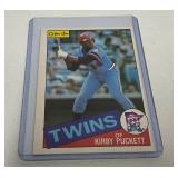 1986 Donruss Kirby Puckett rookie Baseball Card #1