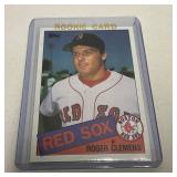 1985 Topps Roger Clemens Rookie Baseball Card #181