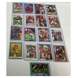 17 Jerry Rice Football Cards from Various Years