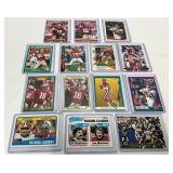 14 Joe Montana Football Cards from Various Years