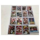 16 Jerry Rice Football Cards (Various Years)