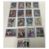 17 MLB Baseball Cards Featuring Various Players Fr