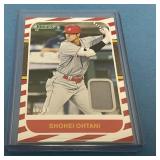 Shohei Ohtani Donruss numbered 60/99 Baseball Reli