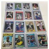 16 MLB Rookie Baseball Cards in Protective Sleeves