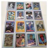 16 MLB Rookie Baseball Cards of Various Players