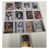 13 Rookie NBA Basketball Cards, Various Players