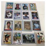 16 MLB Rookie Baseball Cards Various Players