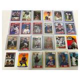 24 MLB Baseball Cards, Including Various Notable P