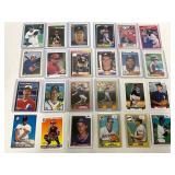 24 MLB Baseball Cards Featuring Various Notable Pl
